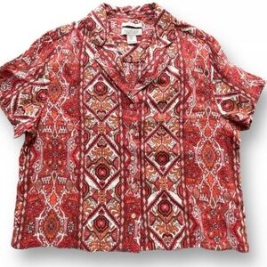 Rachel Zoe Linen Resort Shirt